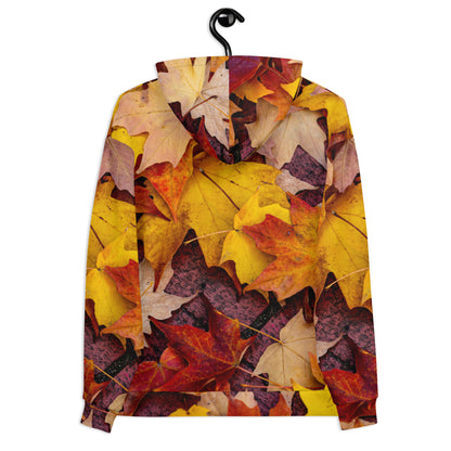 Autumn Leaves Hoodie | Maple Tree Leaves Print | Unisex