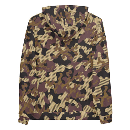 Green Uniform Camo Hoodie | Unisex | Mixed Brown & Beige