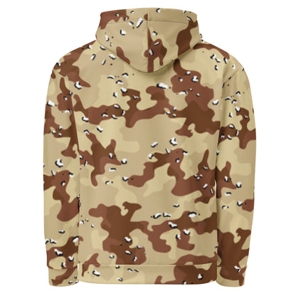 Desert Storm Camouflage Hoodie | Sand Brown Army Style