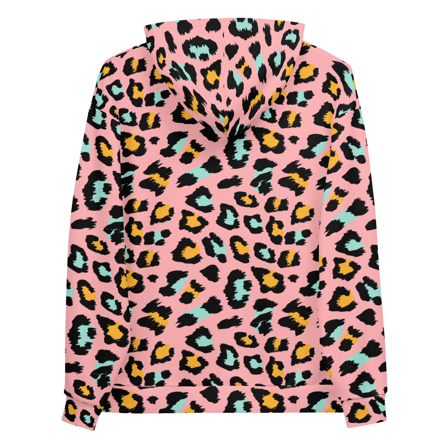 Pink Panther Hoodie | Leopard Pattern in Black and Yellow