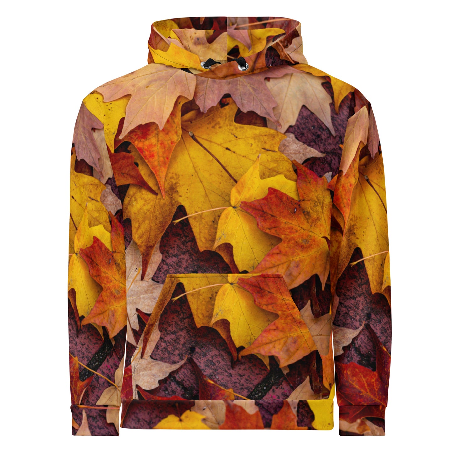 Autumn Leaves Hoodie | Maple Tree Leaves Print | Unisex