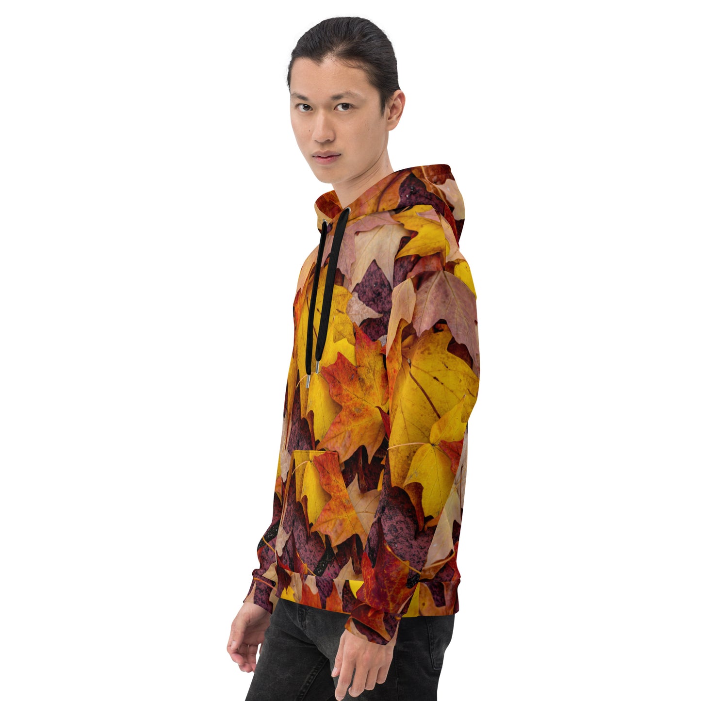 Autumn Leaves Hoodie | Maple Tree Leaves Print | Unisex