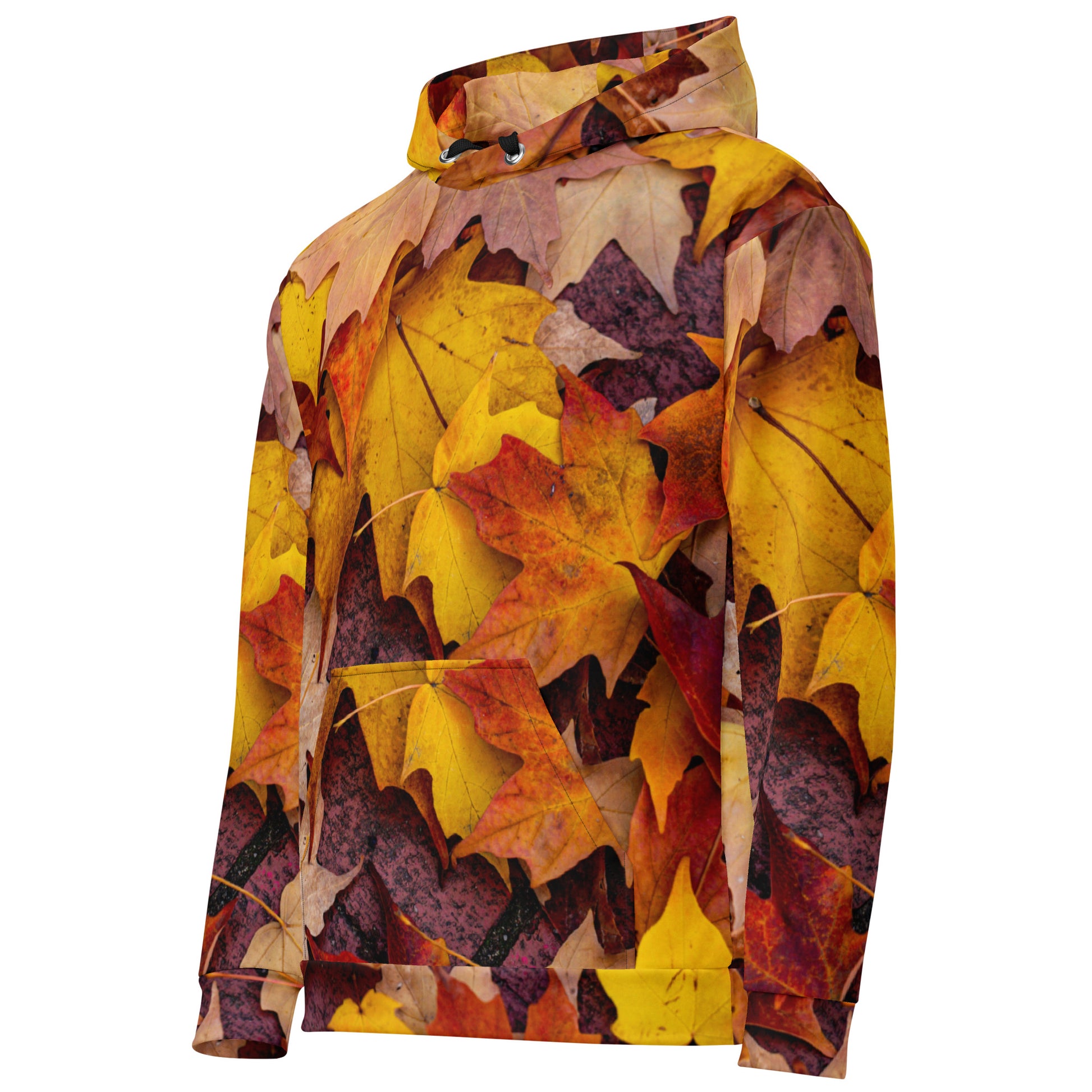 Autumn Leaves Hoodie | Maple Tree Leaves Print | Unisex