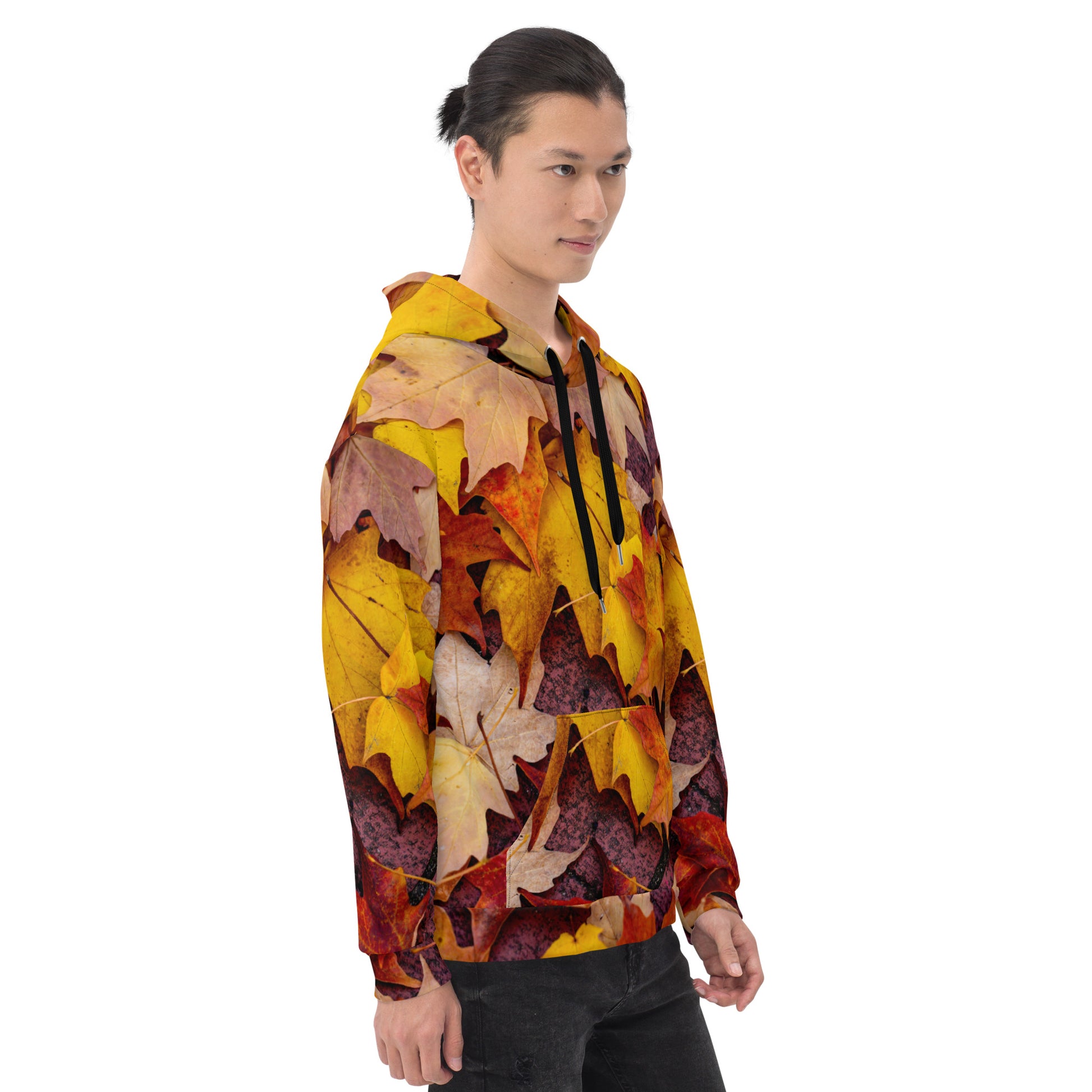 Autumn Leaves Hoodie | Maple Tree Leaves Print | Unisex