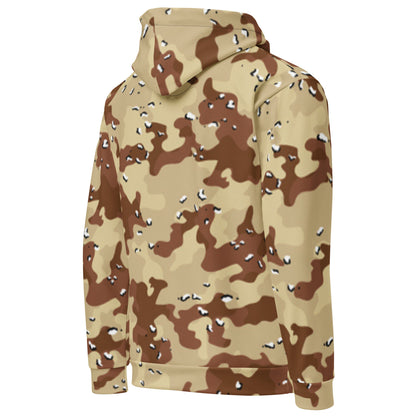 Desert Storm Camouflage Hoodie | Sand Brown Army Style