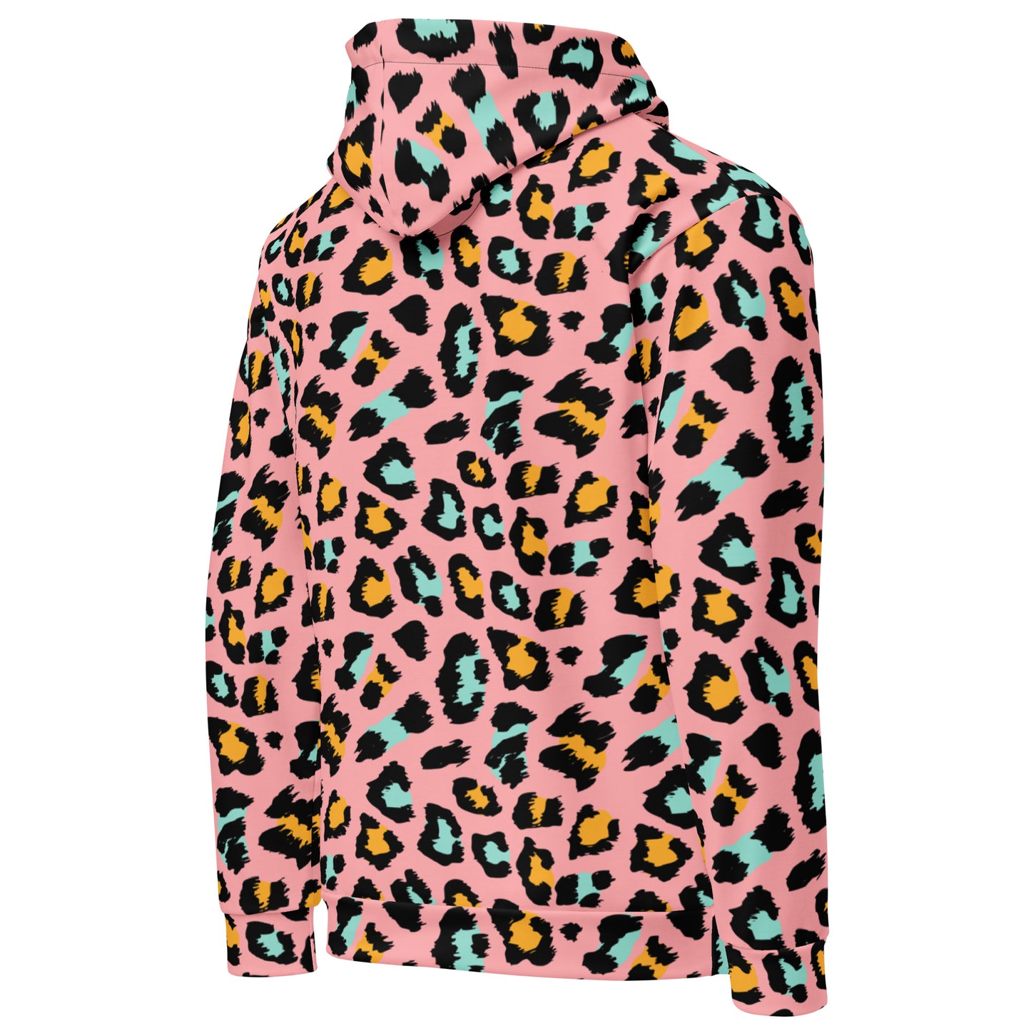 Pink Panther Hoodie | Leopard Pattern in Black and Yellow