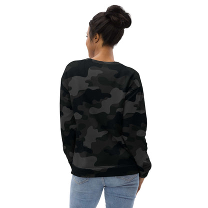 Camo Sweatshirt | Unisex | Black