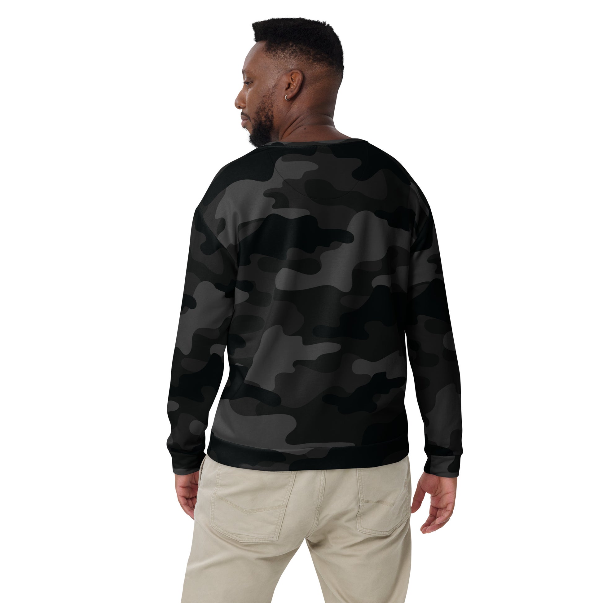 Camo Sweatshirt | Unisex | Black