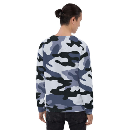 Camo Sweatshirt | Unisex | Light Blue