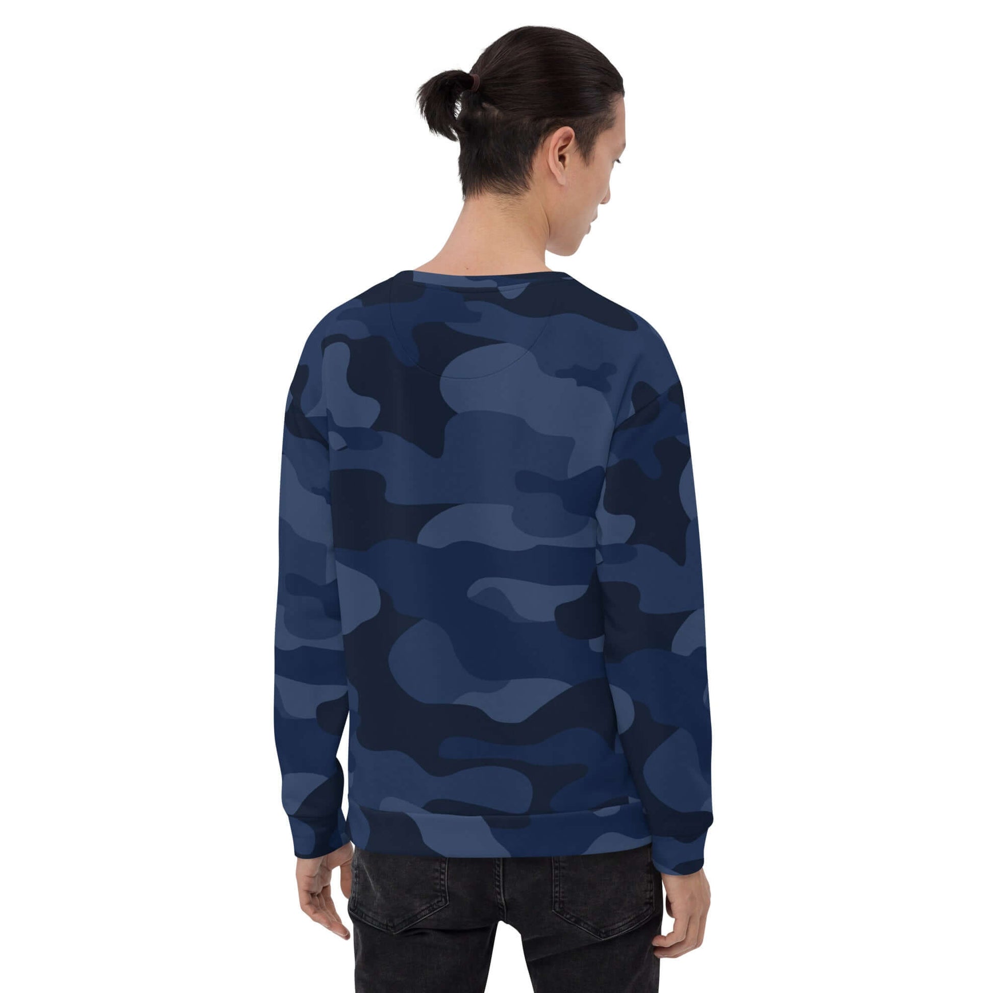 Camo Sweatshirt | Unisex | Deep Blue