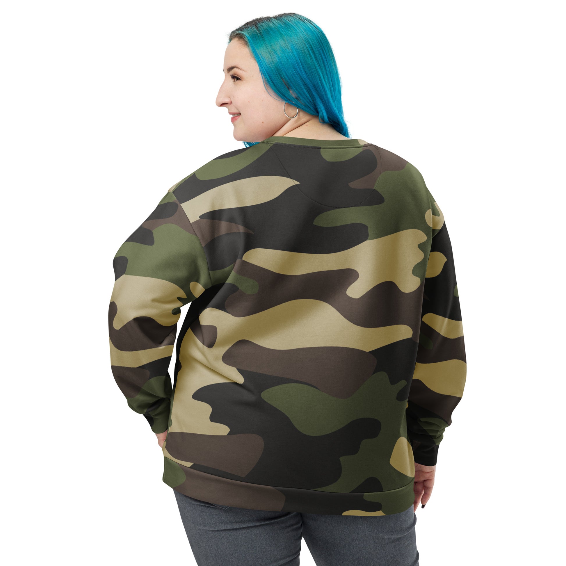 Camo Sweatshirt | Unisex | Classic Green