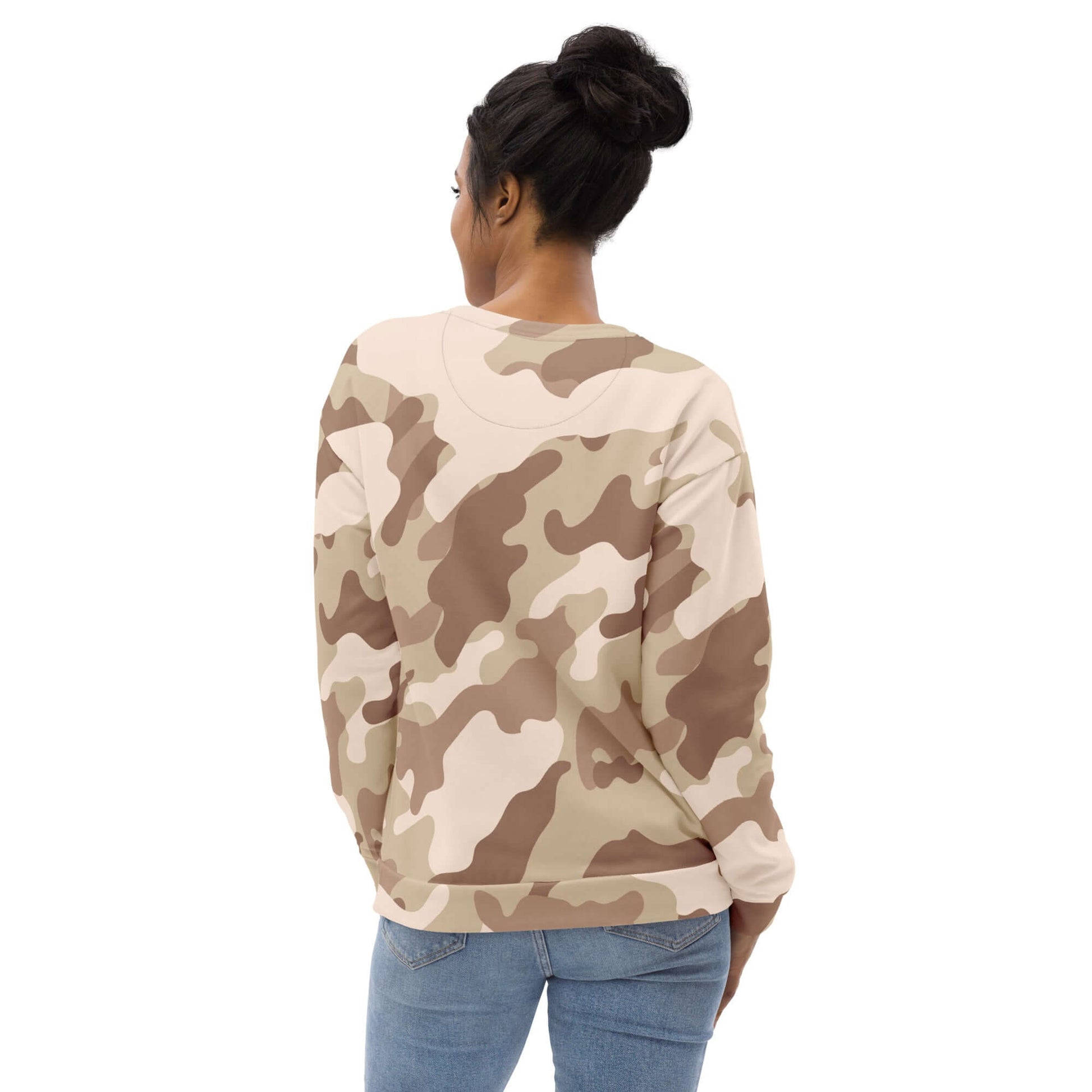 Camo Sweatshirt | Unisex | Brown Desert