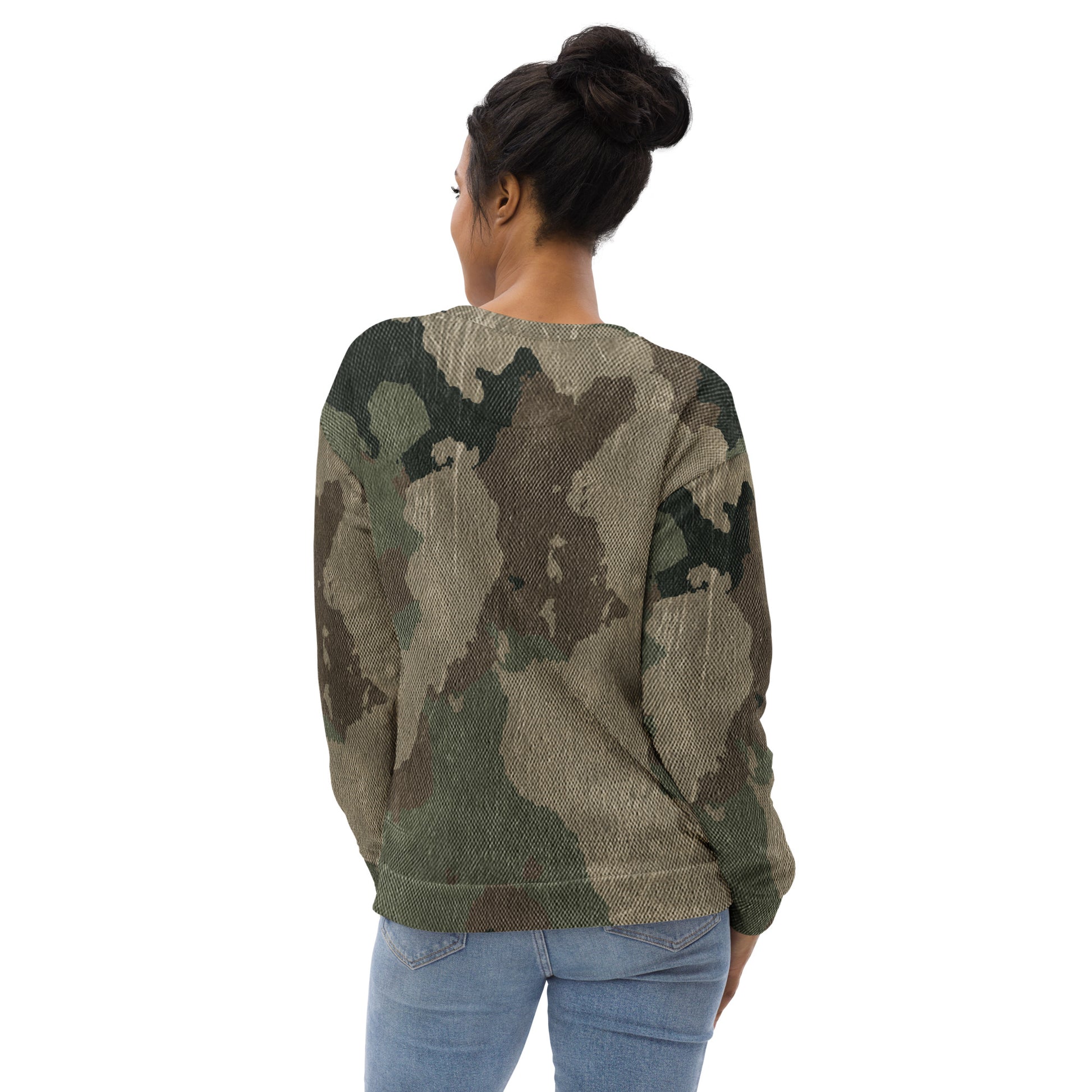 Camo Sweatshirt | Unisex | Dirty Old Brown