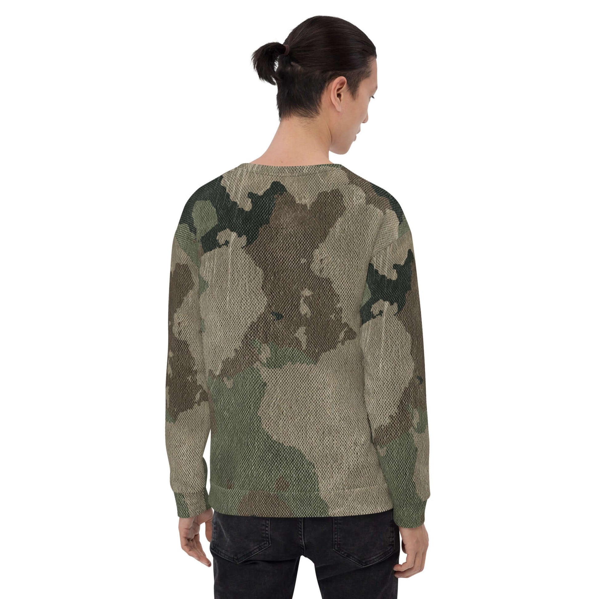 Camo Sweatshirt | Unisex | Dirty Old Brown