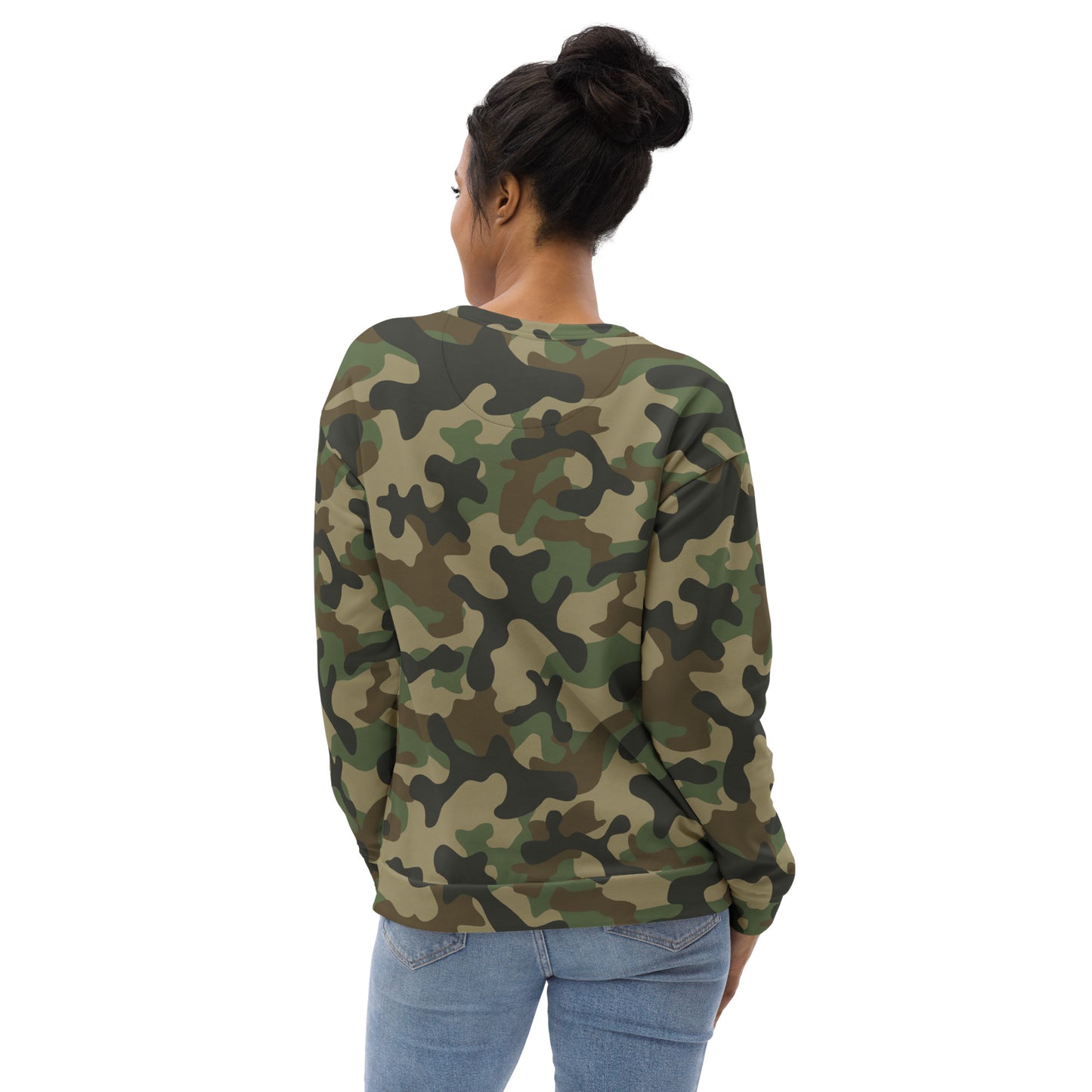 Camo Sweatshirt | Unisex | Military Brown Camouflage