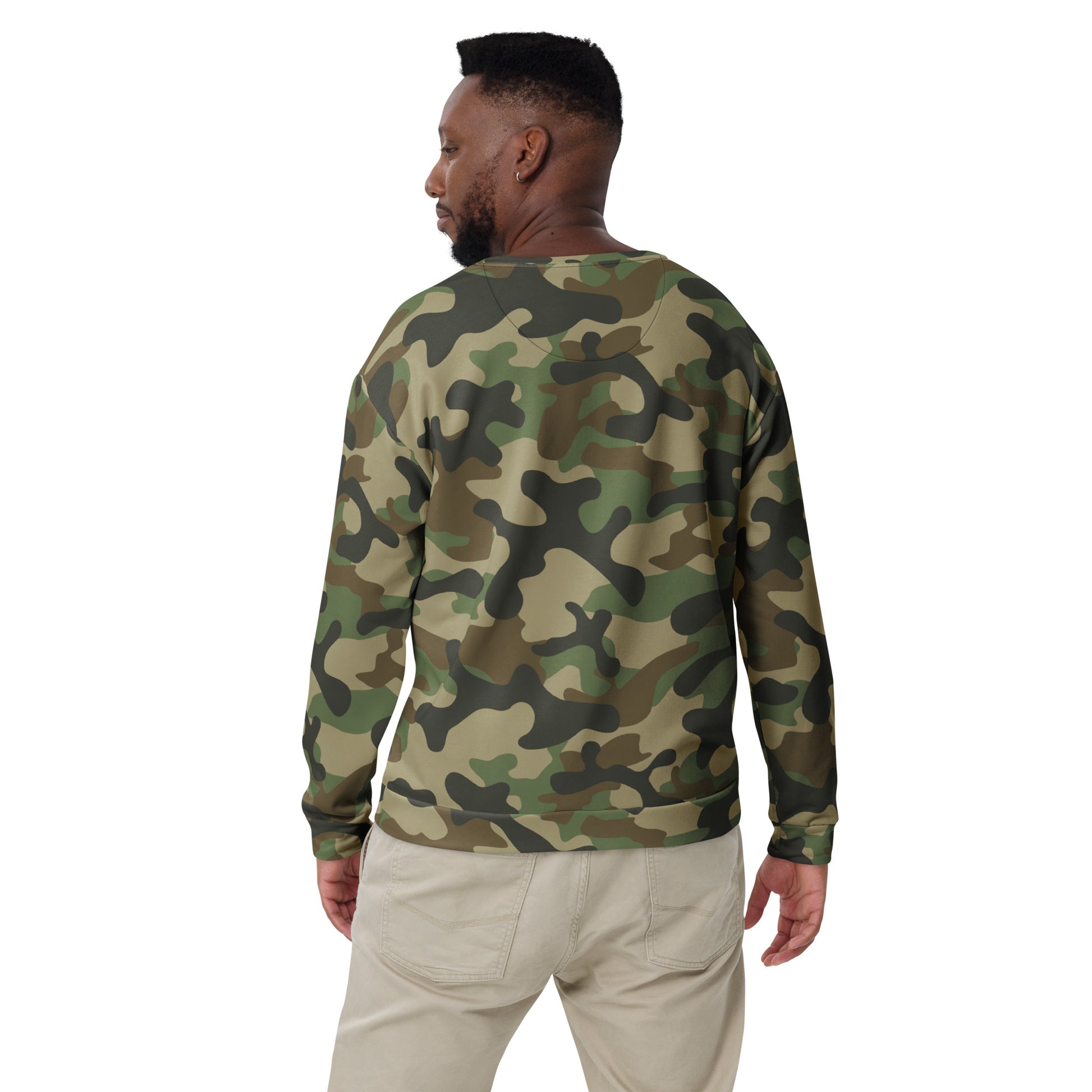 Camo Sweatshirt | Unisex | Military Brown Camouflage