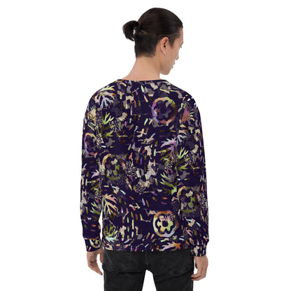 Floral Camouflage Sweatshirt | Scatter Print | Unisex