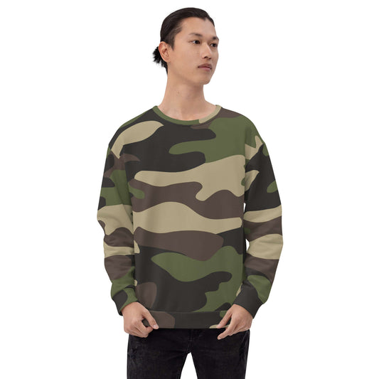 Camo Sweatshirt | Unisex | Classic Green