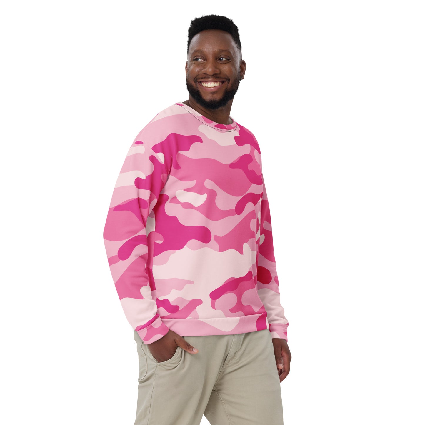 Camo Sweatshirt | Unisex | Lavender Pink