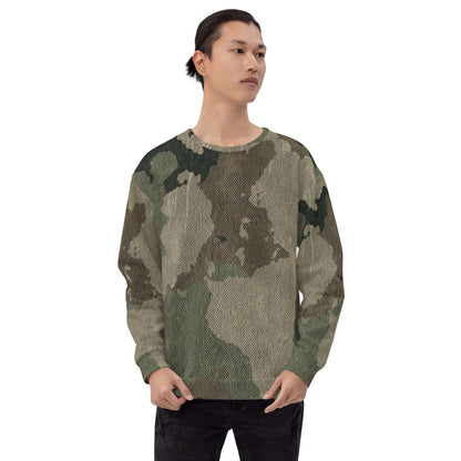 Camo Sweatshirt | Unisex | Dirty Old Brown