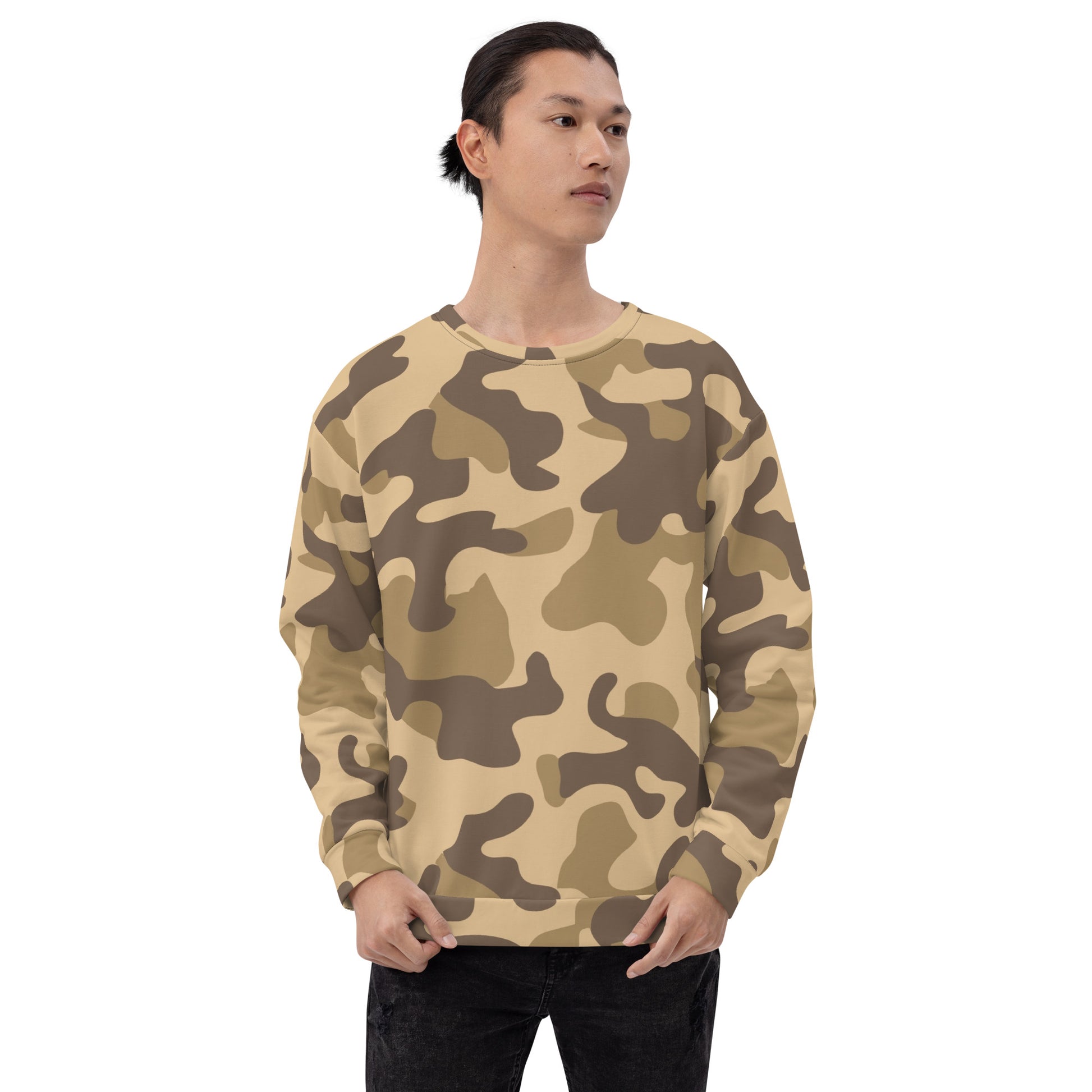 Camo Sweatshirt | Unisex | Khaki