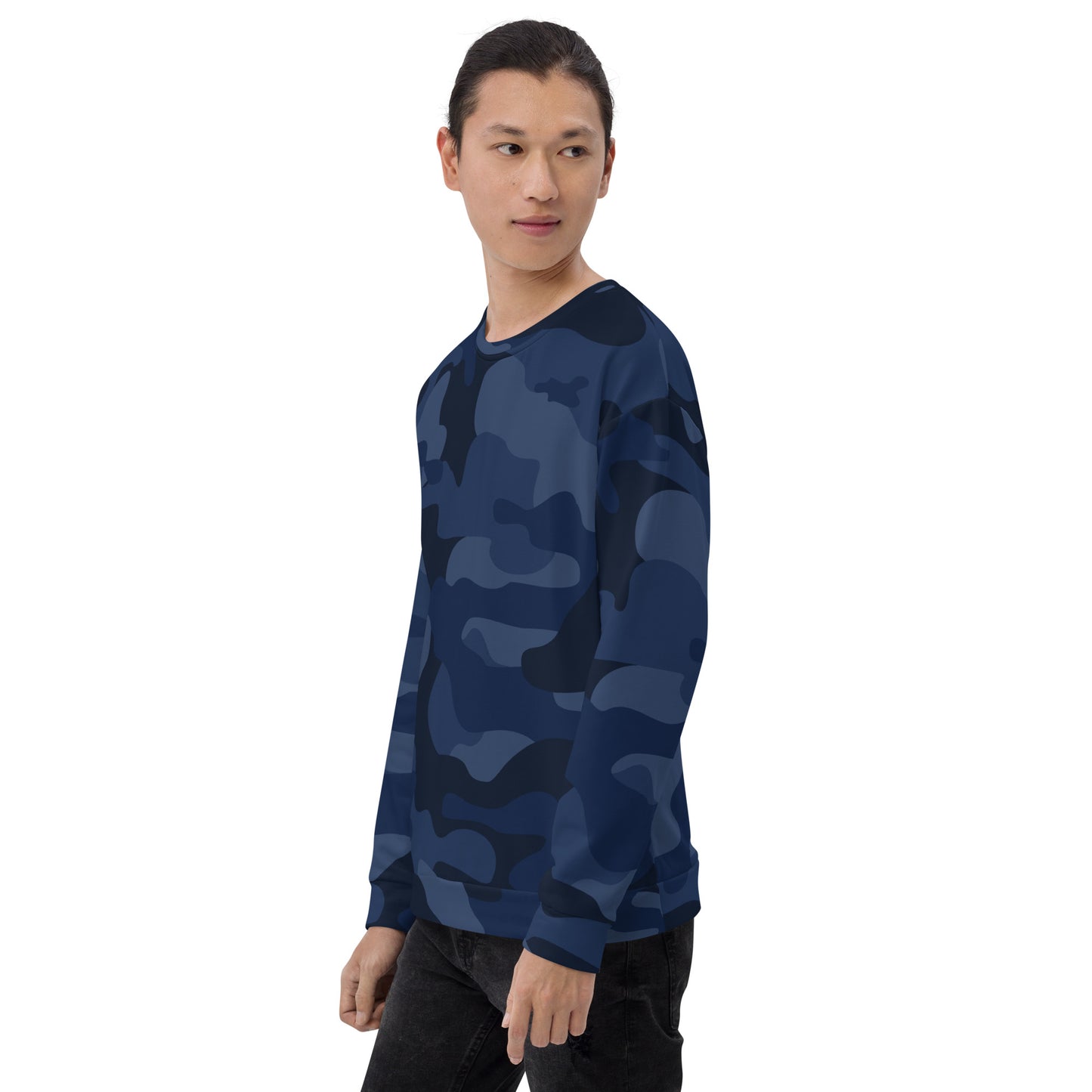 Camo Sweatshirt | Unisex | Deep Blue