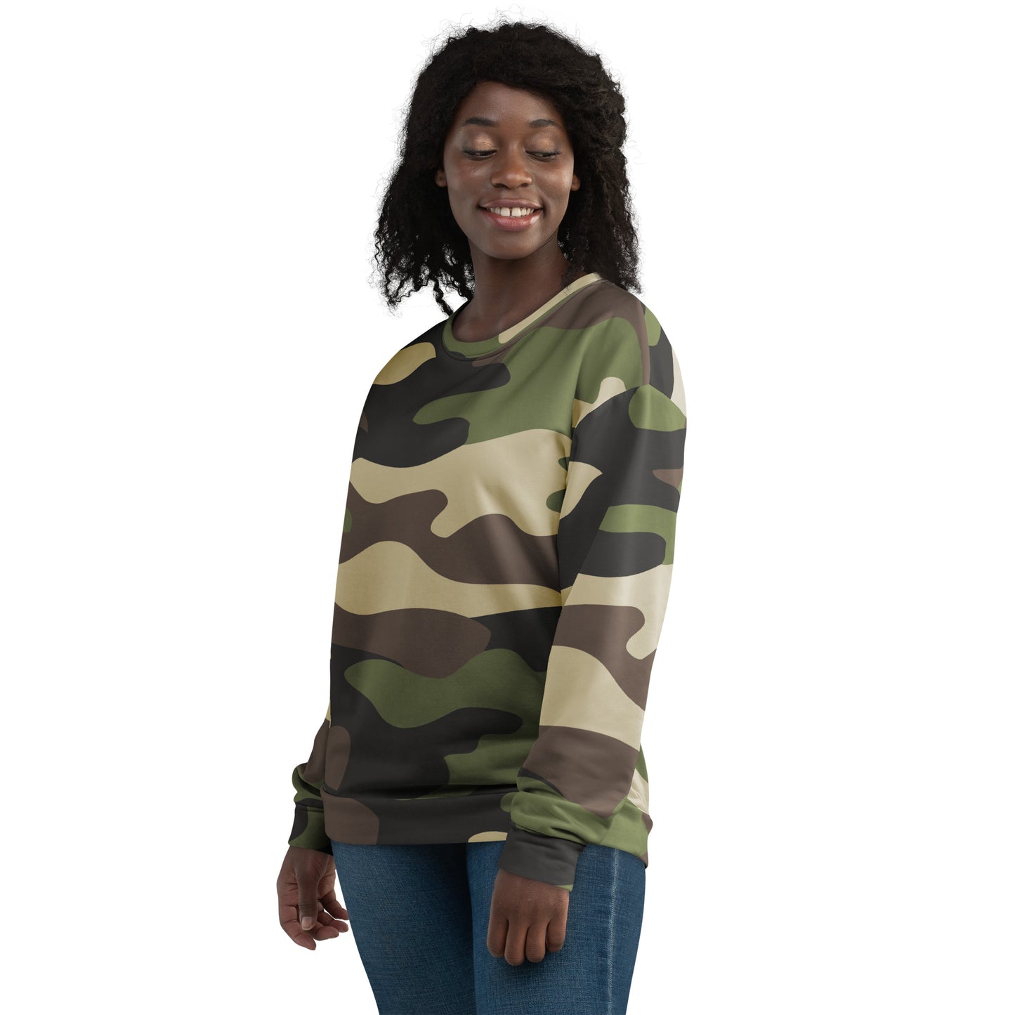 Camo Sweatshirt | Unisex | Classic Green