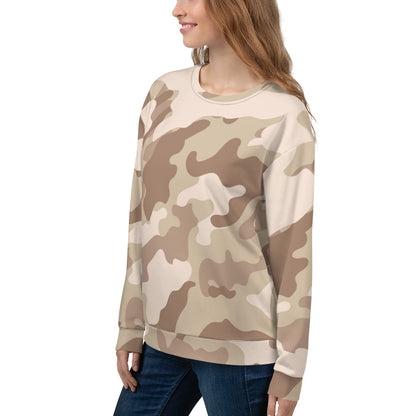 Camo Sweatshirt | Unisex | Brown Desert