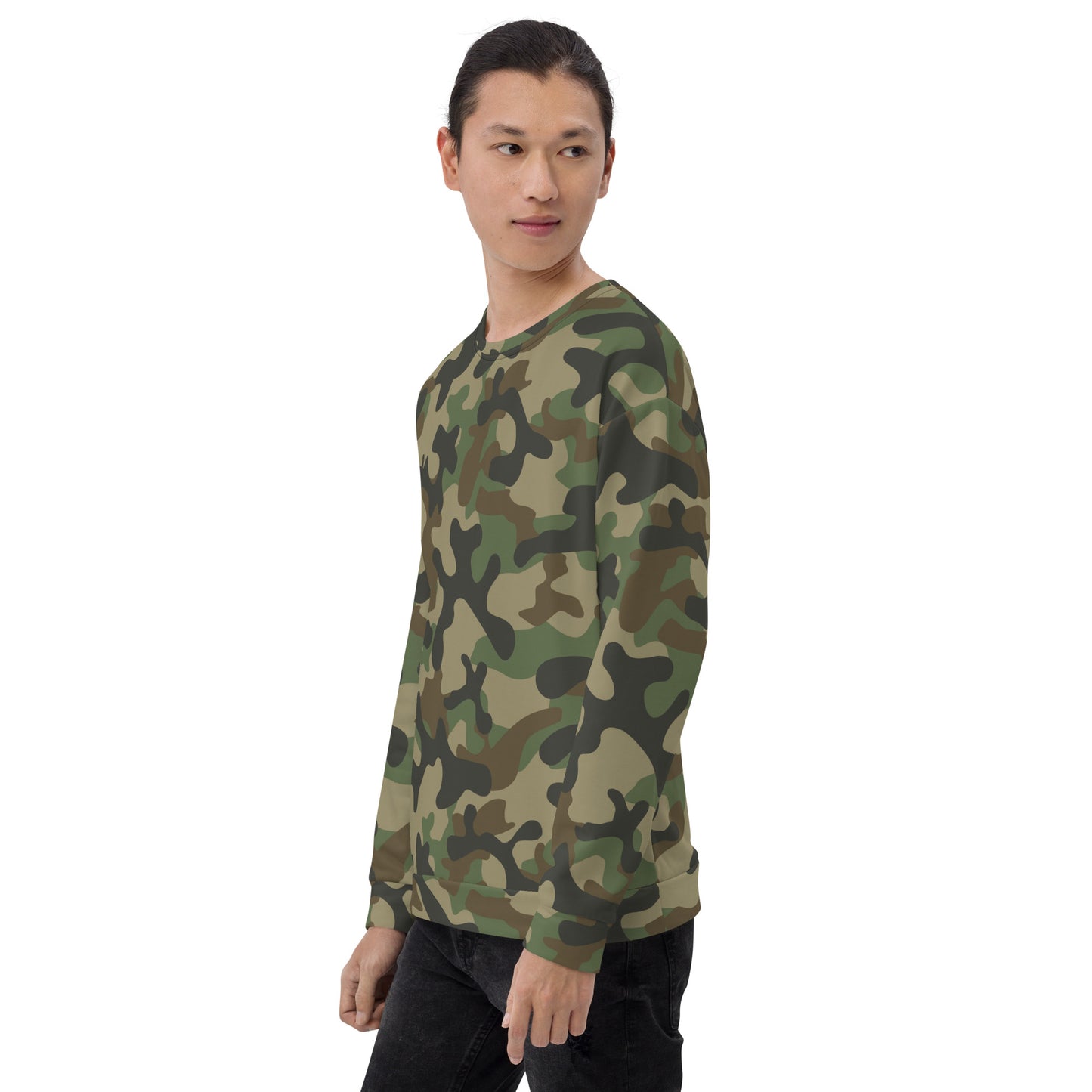 Camo Sweatshirt | Unisex | Military Brown Camouflage