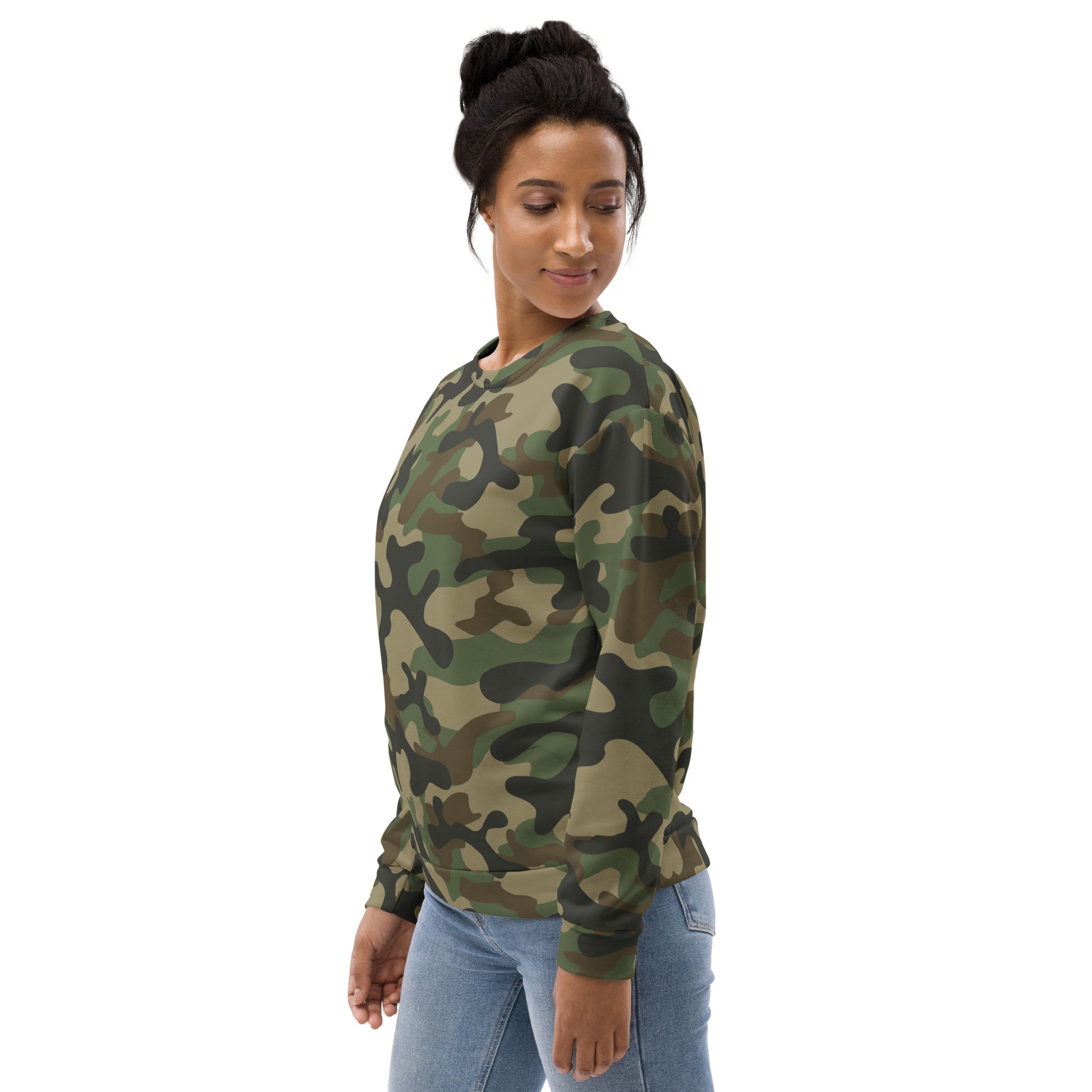 Camo Sweatshirt | Unisex | Military Brown Camouflage