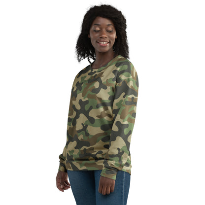 Camo Sweatshirt | Unisex | Military Brown Camouflage