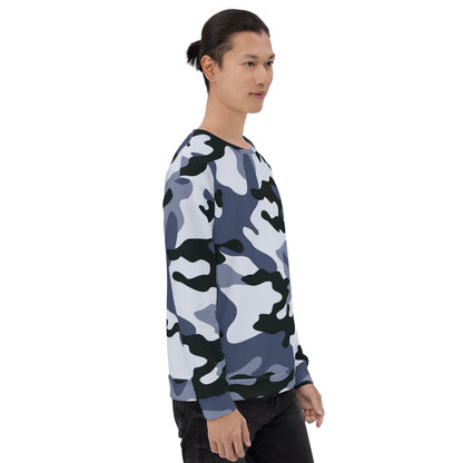 Camo Sweatshirt | Unisex | Light Blue