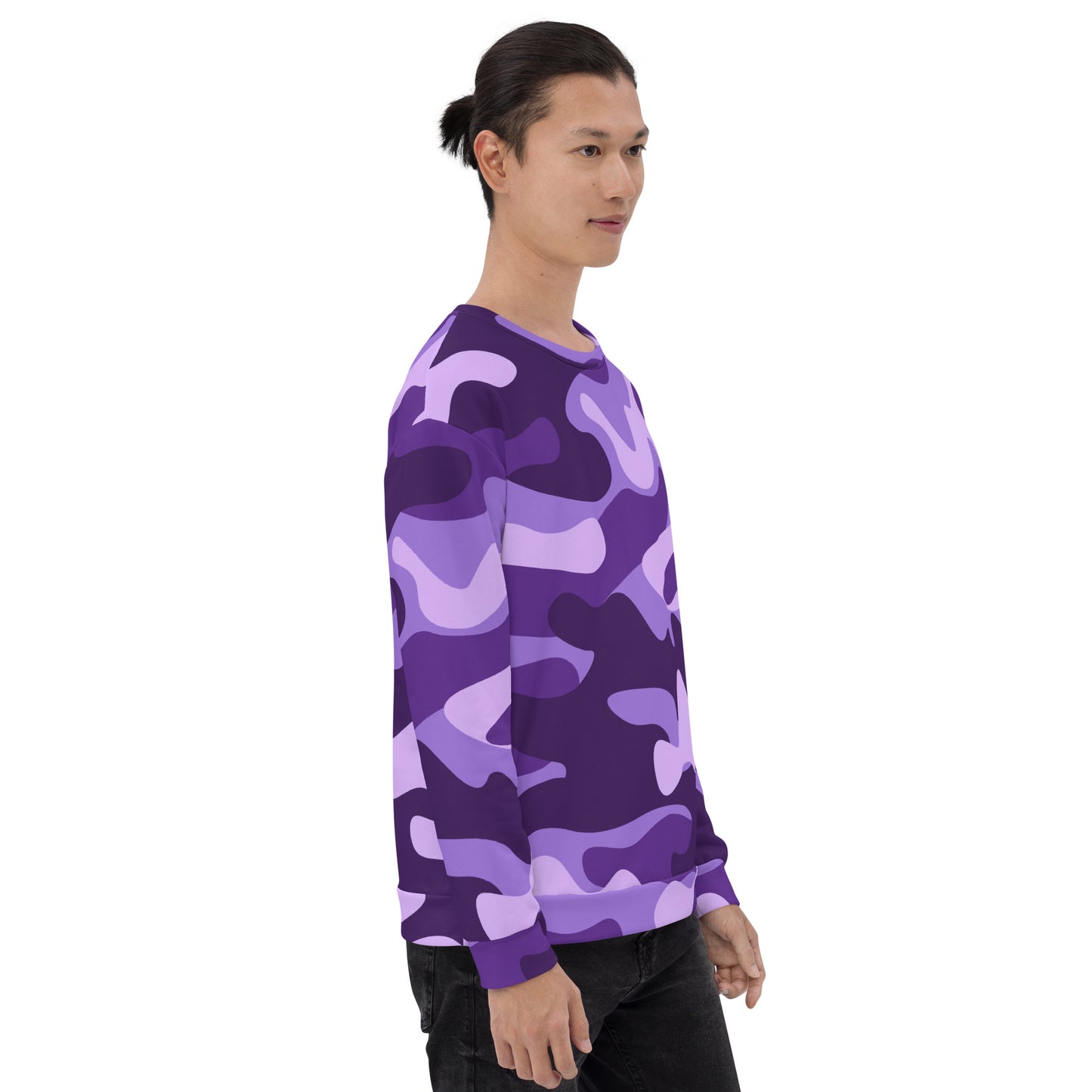 Camo Sweatshirt | Unisex | Purple, Blue & Mauve