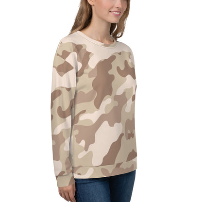 Camo Sweatshirt | Unisex | Brown Desert