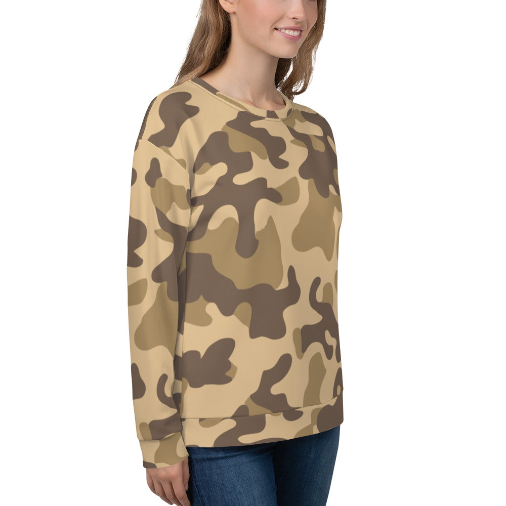 Camo Sweatshirt | Unisex | Khaki