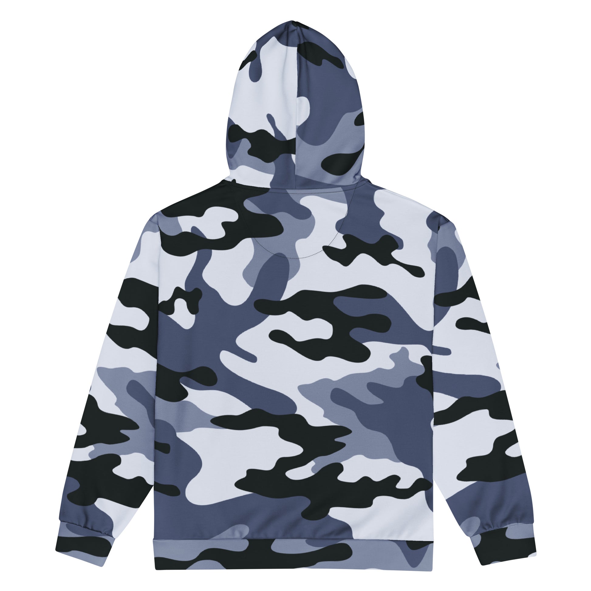 Zip Up Camo Hoodie | Unisex | Light Blue Camouflage