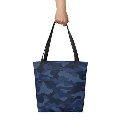 Camo Tote Bag | Deep Blue Camouflage