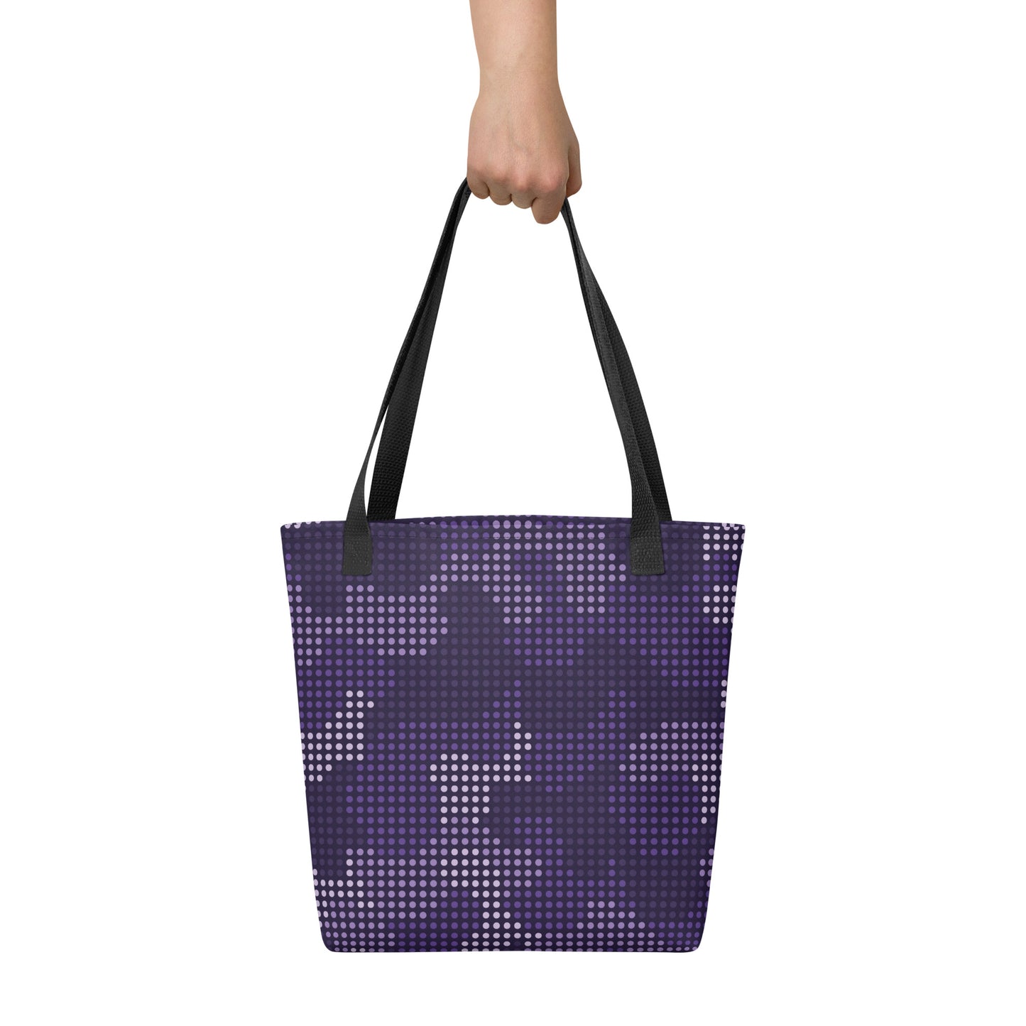 Camo Tote Bag | Blue Led Screen Camouflage