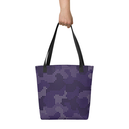 Camo Tote Bag | Blue Led Screen Camouflage