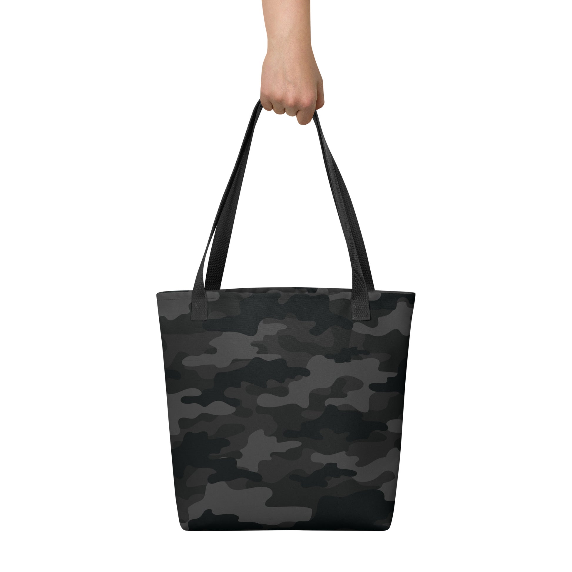 Camo Tote Bag | Black Camouflage