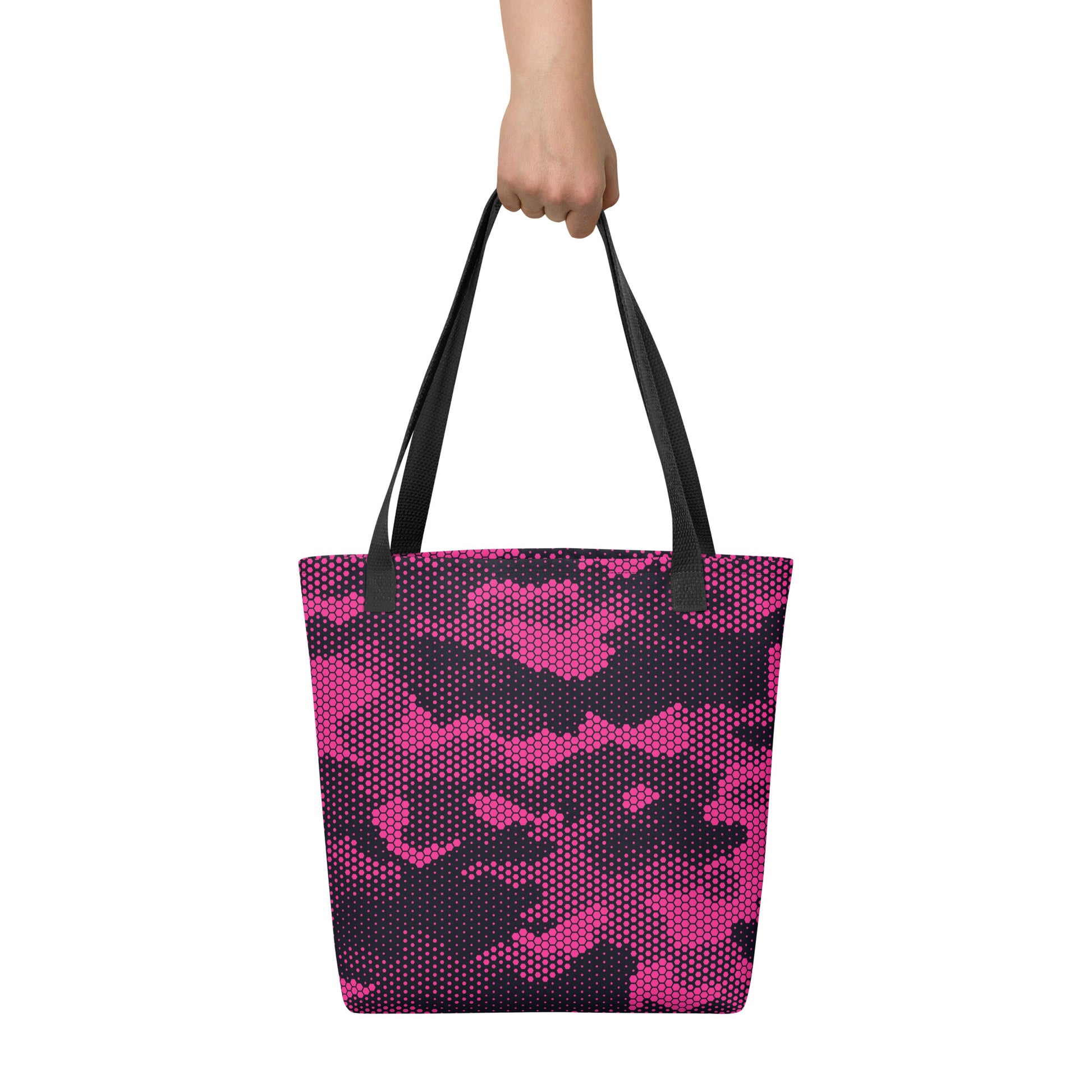 Camo Tote Bag | Pink Digital Camouflage