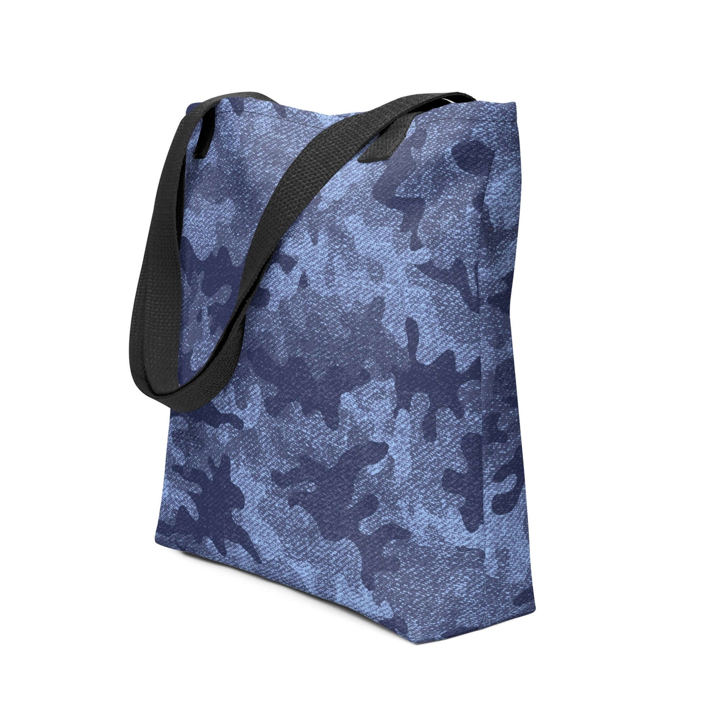 Camo Tote Bag | Denim Blue Camouflage