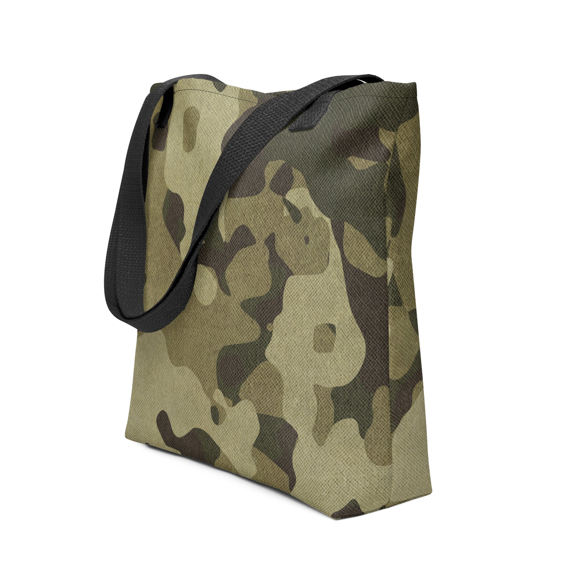 Camo Tote Bag | Green Fabric Camouflage