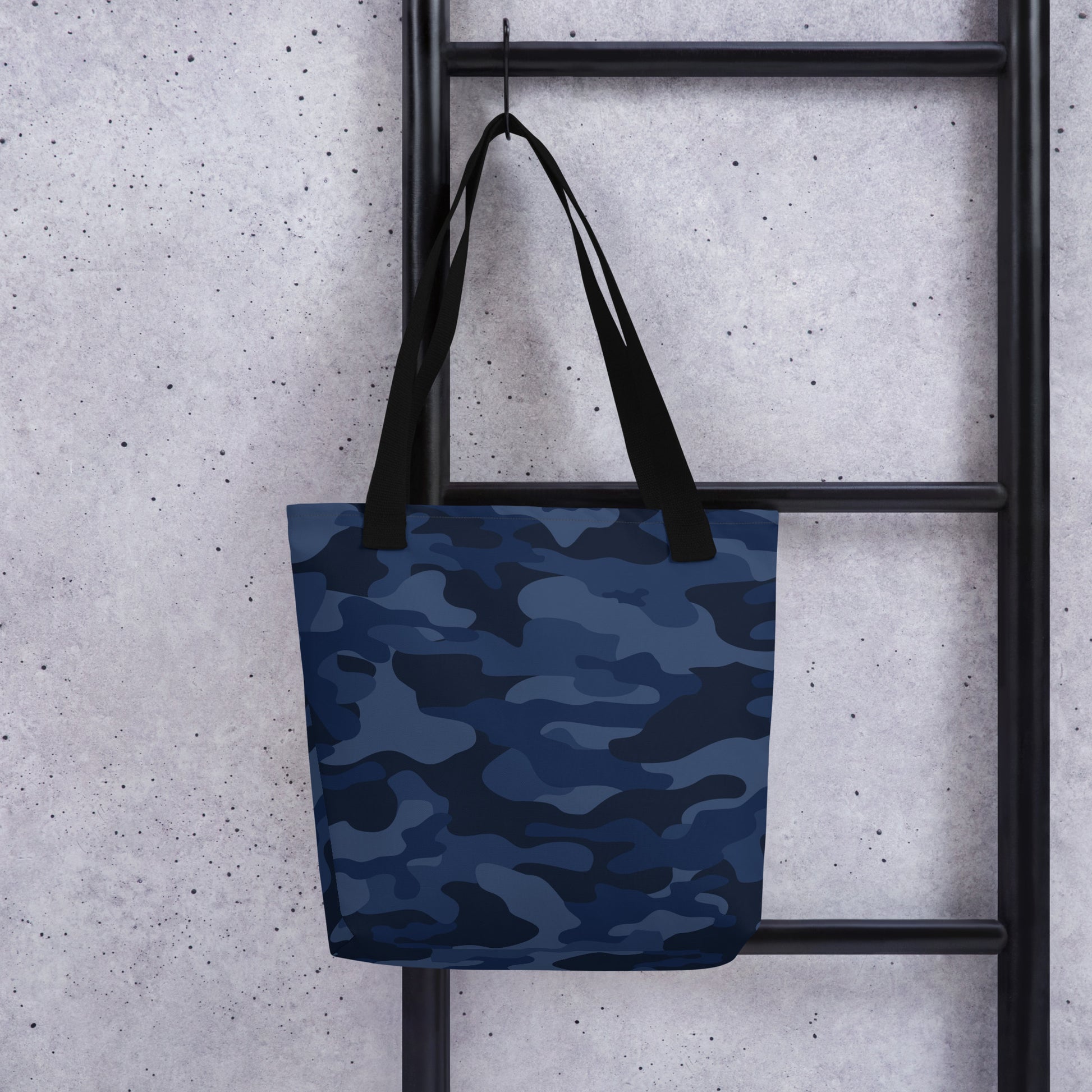 Camo Tote Bag | Deep Blue Camouflage