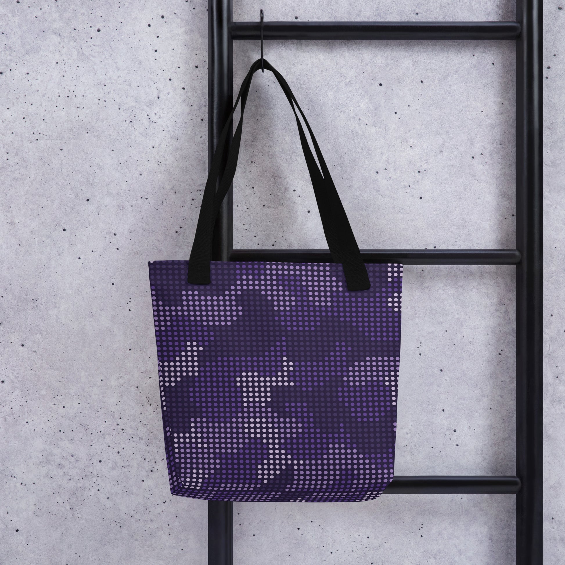 Camo Tote Bag | Blue Led Screen Camouflage