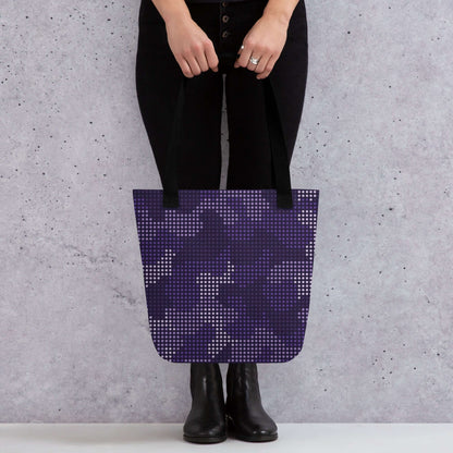 Camo Tote Bag | Blue Led Screen Camouflage