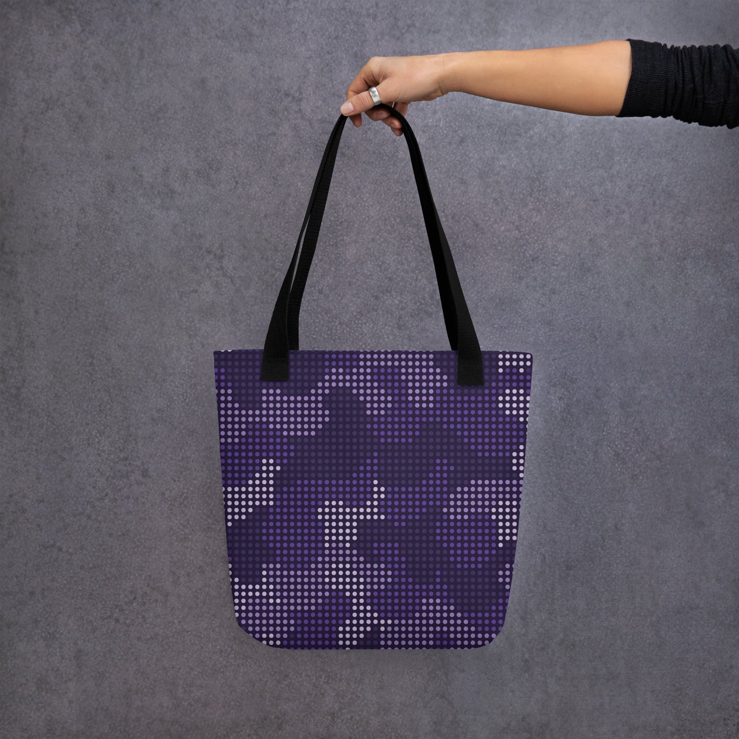 Camo Tote Bag | Blue Led Screen Camouflage