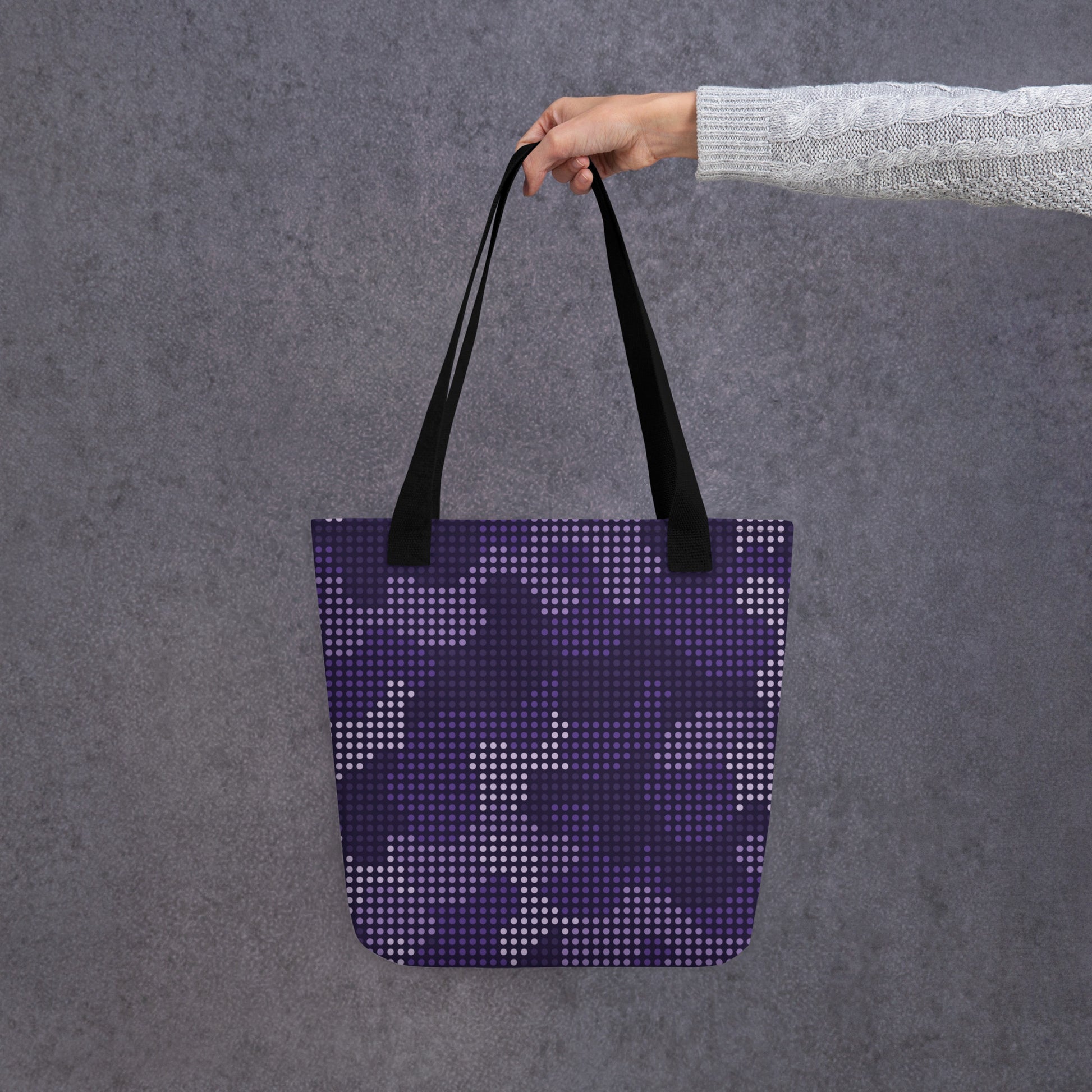 Camo Tote Bag | Blue Led Screen Camouflage