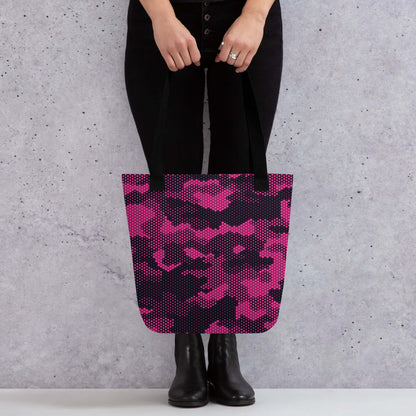 Camo Tote Bag | Pink Digital Camouflage