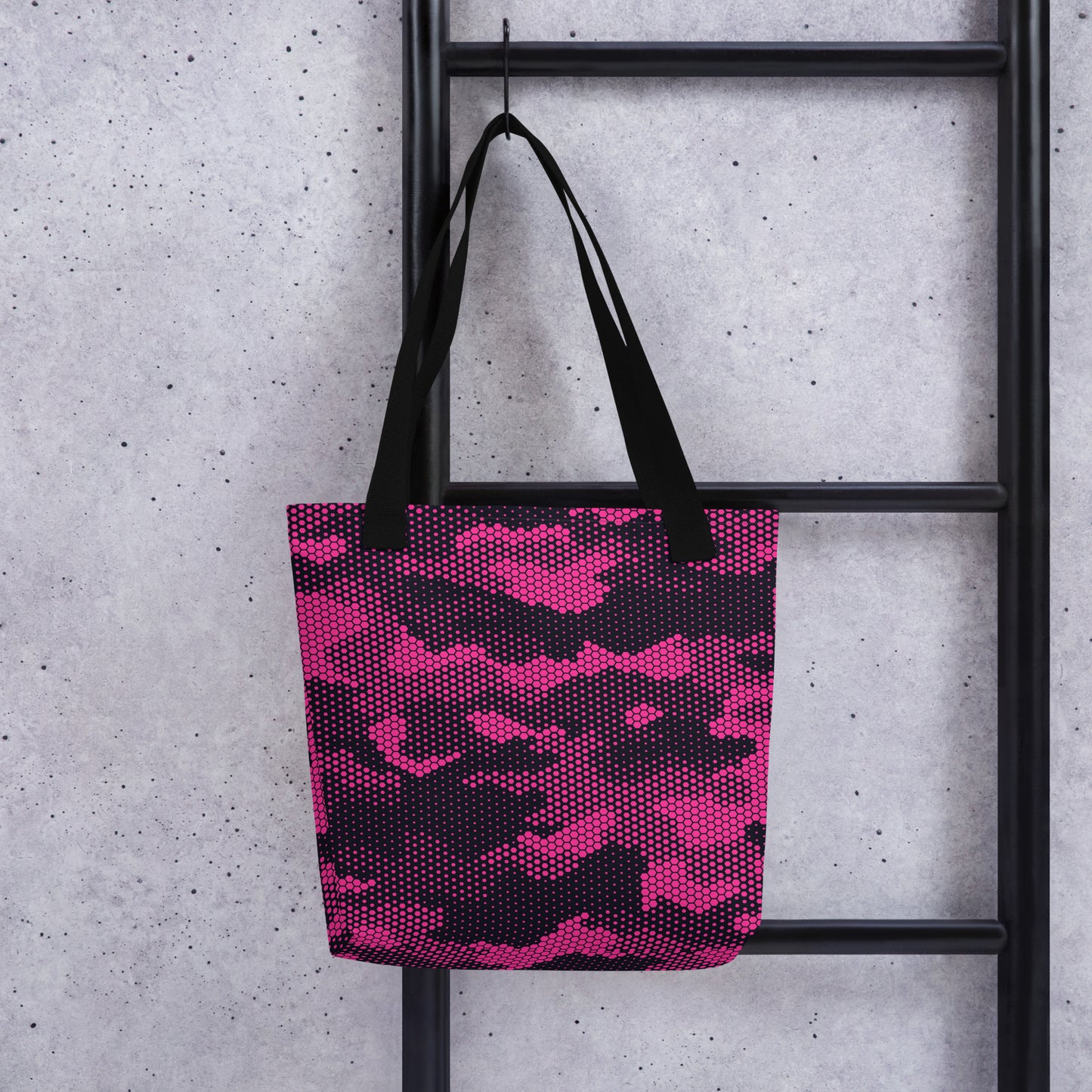 Camo Tote Bag | Pink Digital Camouflage